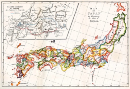 feudal japan map